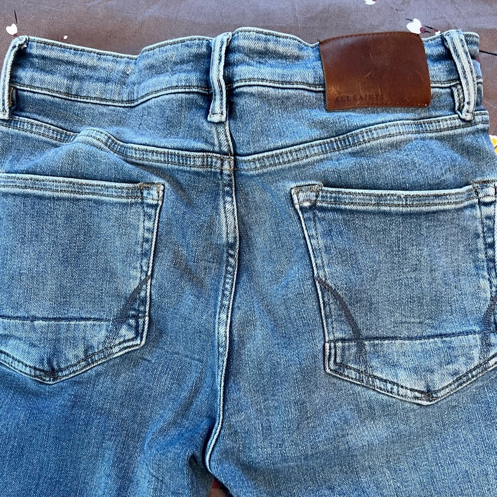 Men’s All Saints cigarette jeans w32